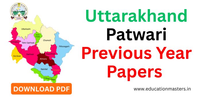 Uttarakhand Patwari Previous Year Papers PDF